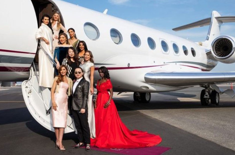 Qatar Airways hosts exclusive fashion show on board Qatar Executive G650 jet